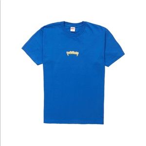 Supreme Fronts tee royal blue